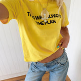 THIS WAS ALWAYS THE PLAN GRAPHIC TEE - scandivv