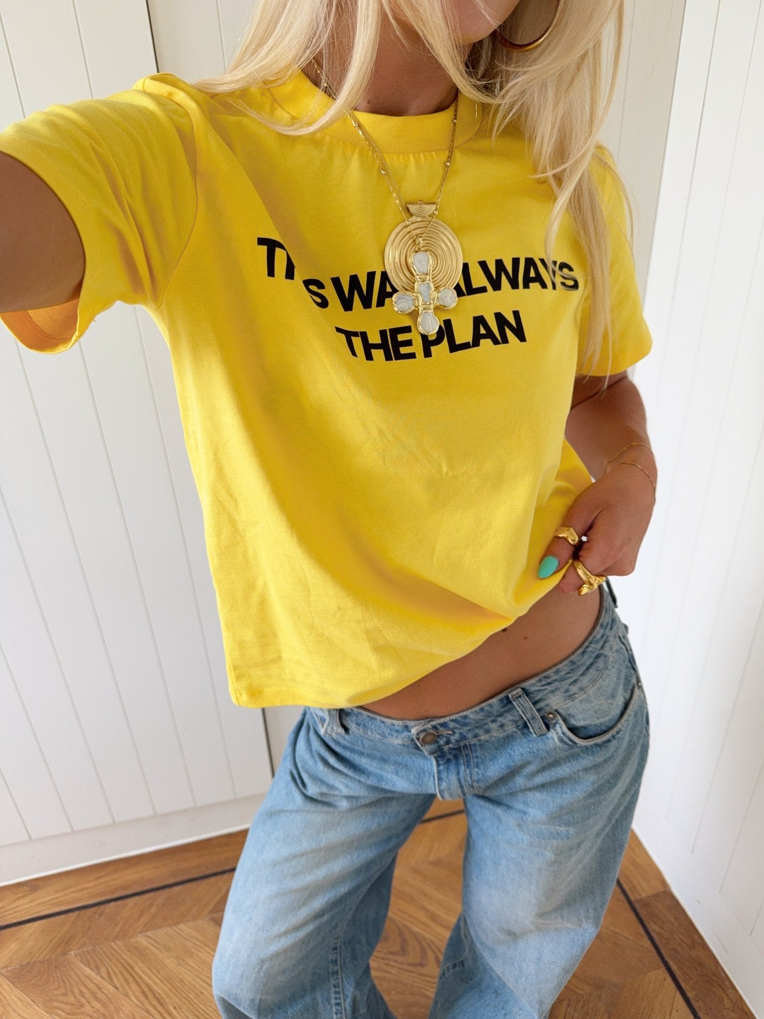 THIS WAS ALWAYS THE PLAN GRAPHIC TEE - scandivv