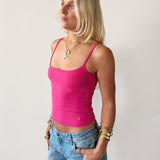 SIGNATURE SPAGHETTI STRAP TANK TOP IN PINK