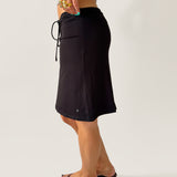 FIEN DRAWSTRING SKIRT IN BLACK