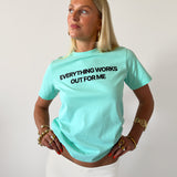 EVERYTHING WORKS OUT FOR ME GRAPHIC TEE