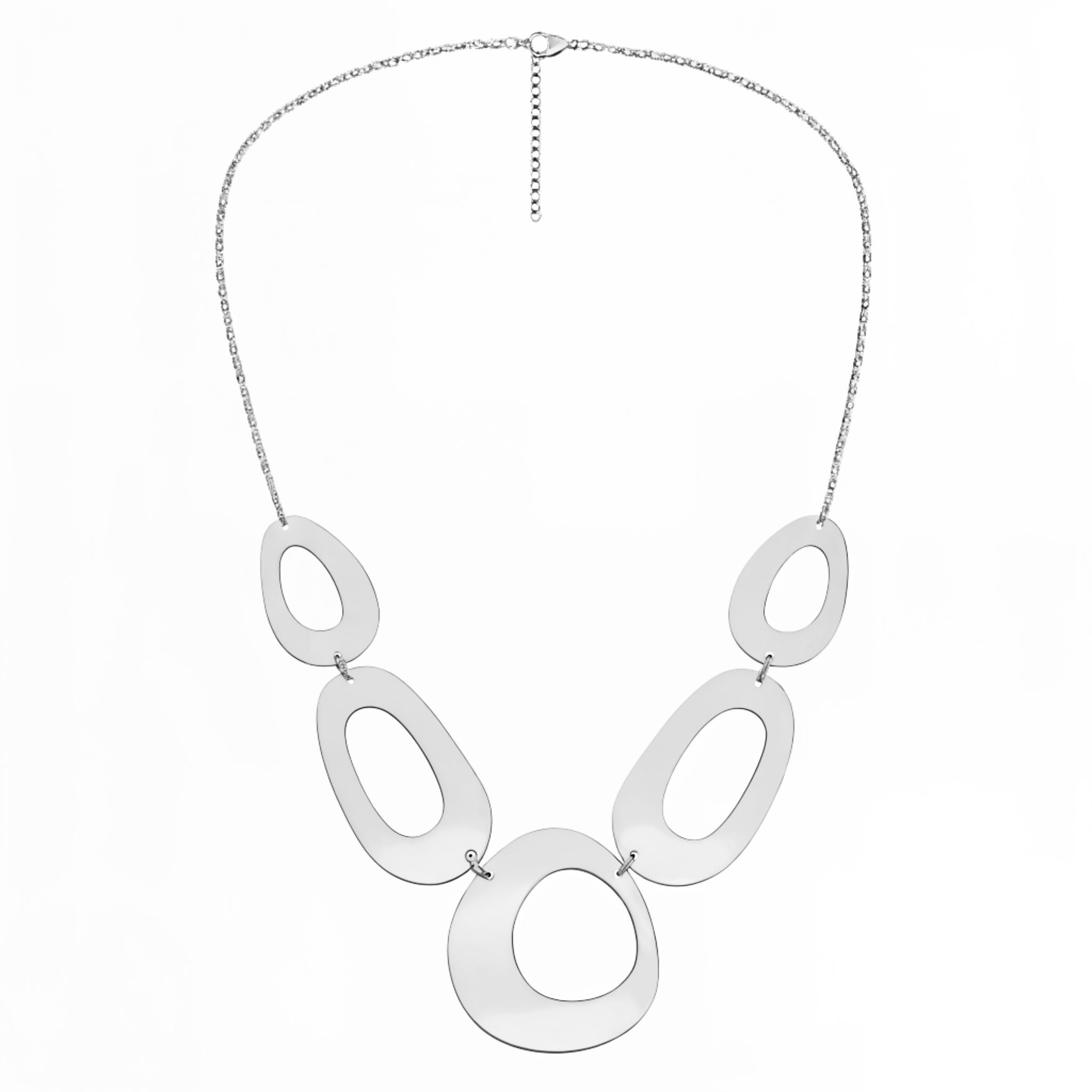 AUGUST NECKLACE SILVER.