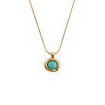 LENA NECKLACE IN TURQUOISE