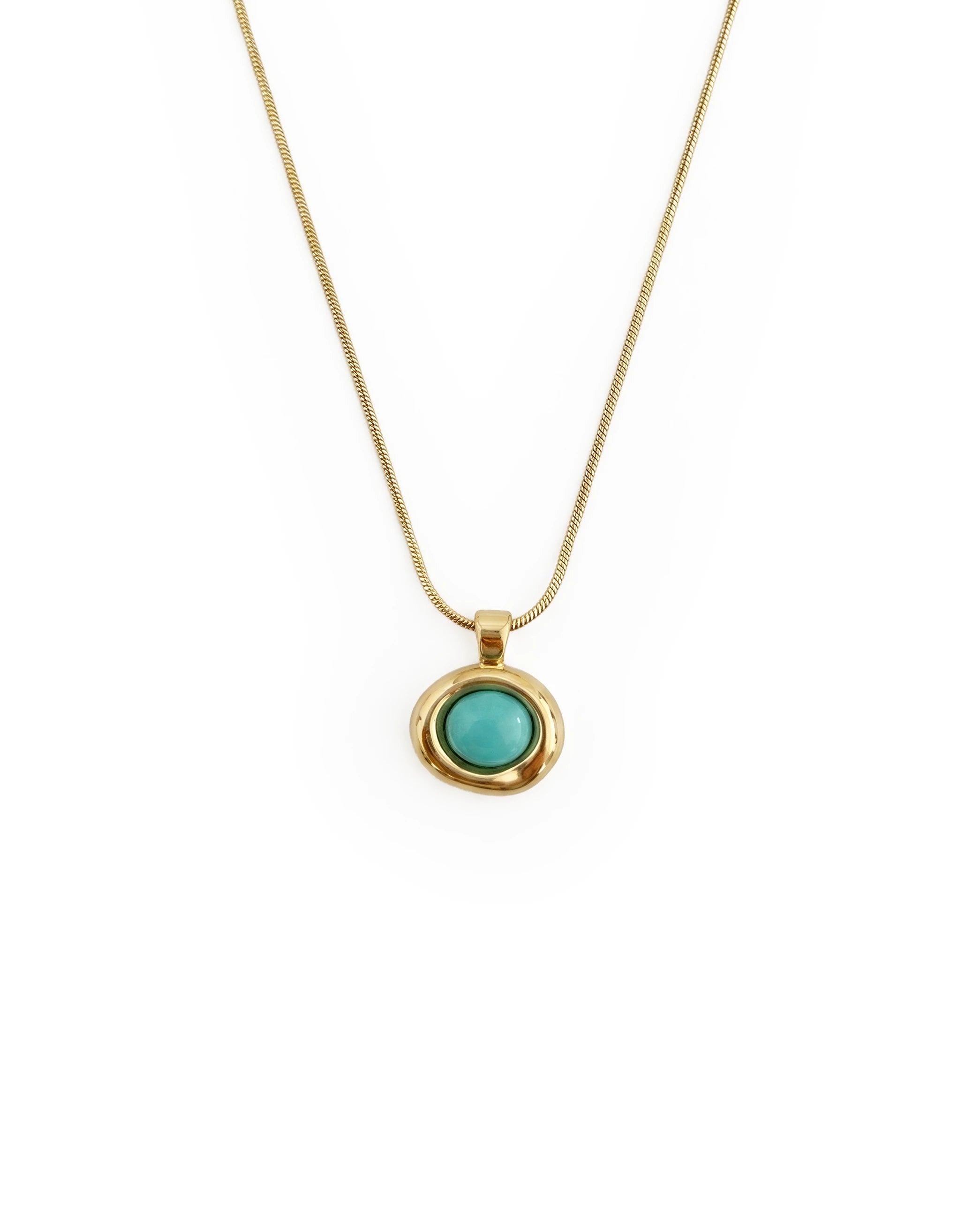 LENA NECKLACE IN TURQUOISE