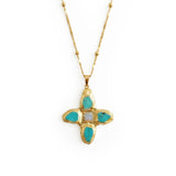 RENS NECKLACE AQUA