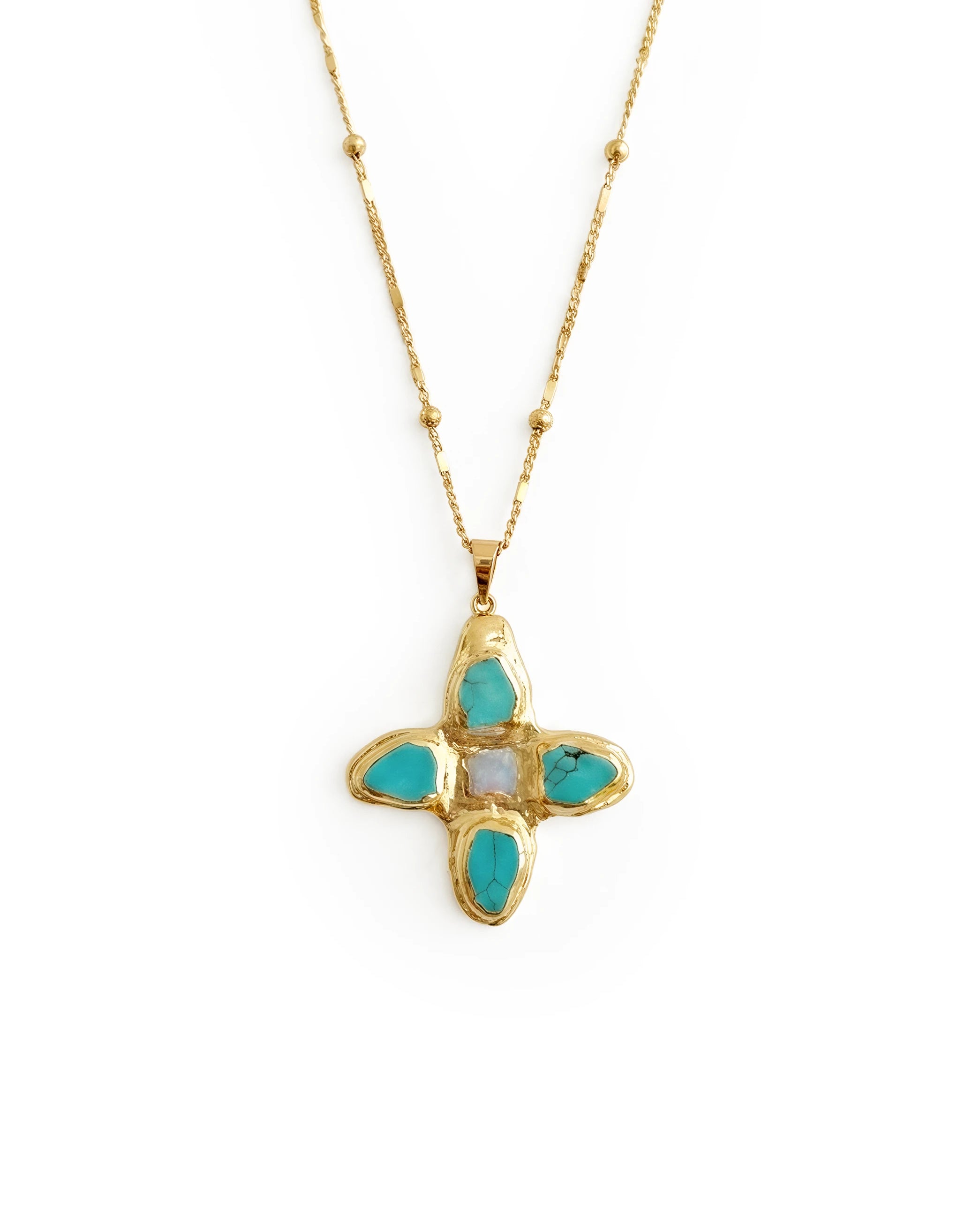 RENS NECKLACE AQUA