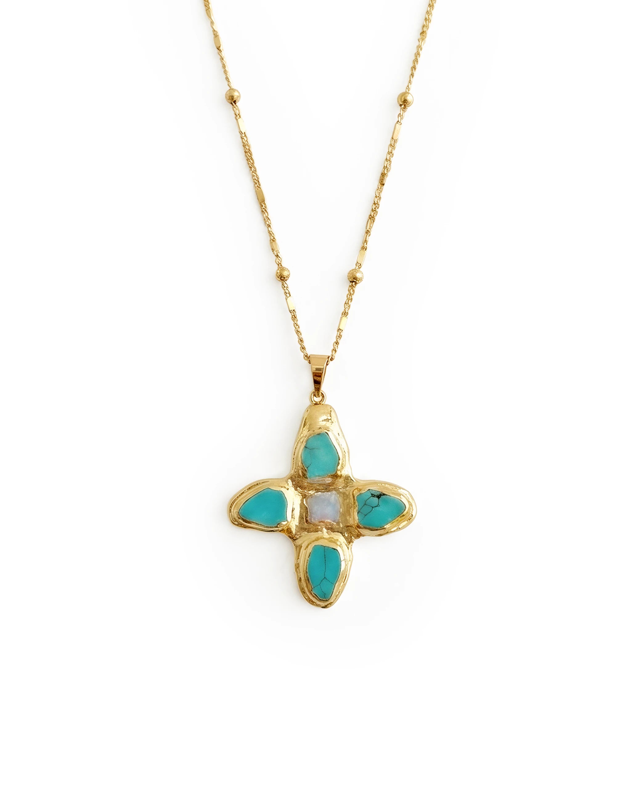 RENS NECKLACE AQUA