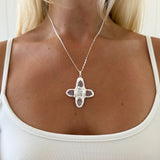 RENS NECKLACE SILVER IN ROSE