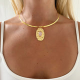 BIBI NECKLACE IN ROSE