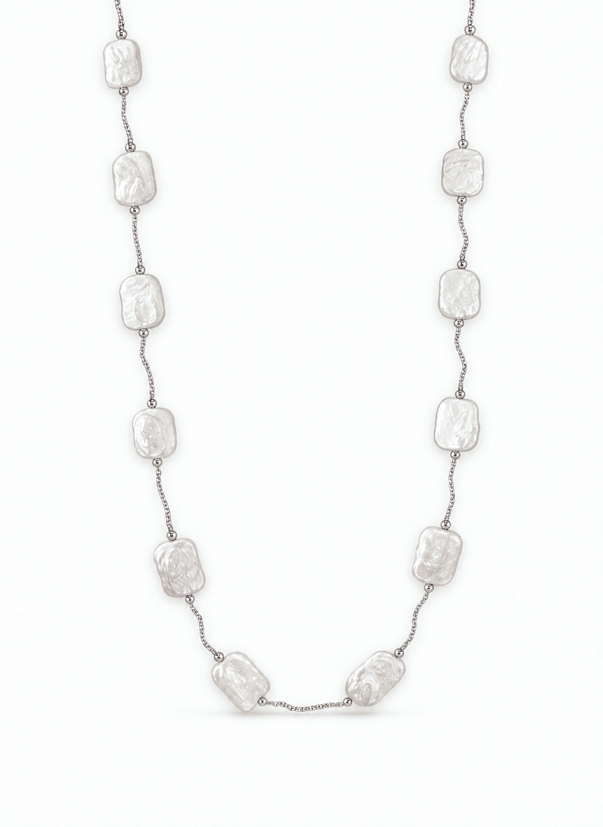HILDE NECKLACE SILVER - scandivv