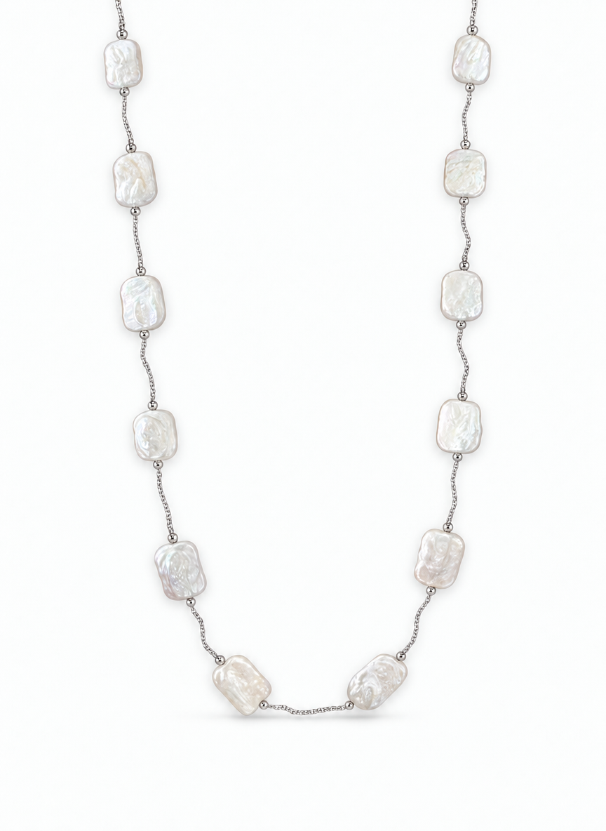 HILDE NECKLACE SILVER