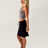 FIEN DRAWSTRING SKIRT IN BLACK - scandivv