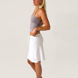 FIEN DRAWSTRING SKIRT IN WHITE - scandivv