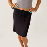 FIEN DRAWSTRING SKIRT IN BLACK - scandivv