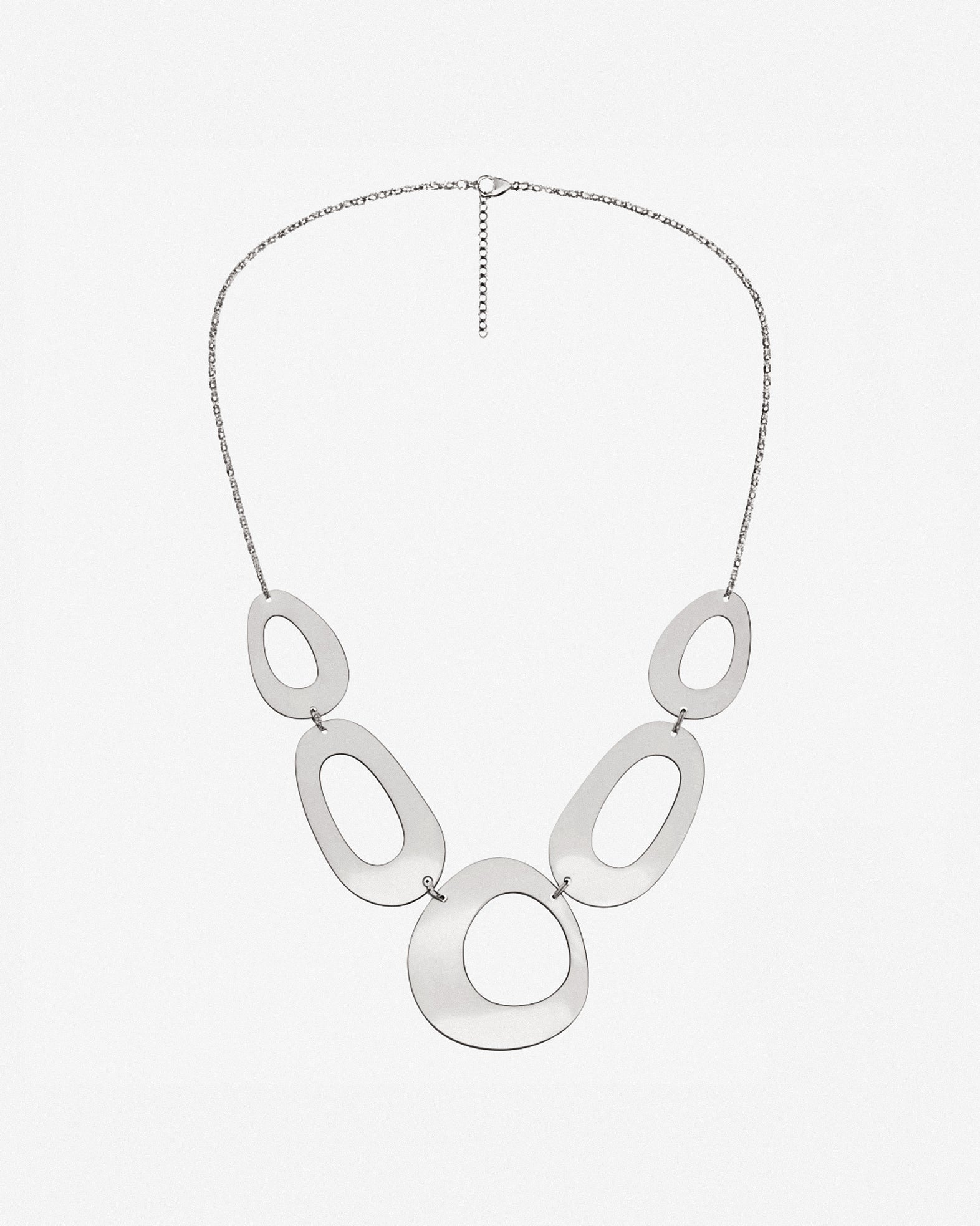 AUGUST NECKLACE SILVER - scandivv