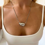 BABS NECKLACE SILVER - scandivv