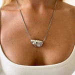 BABS NECKLACE SILVER - scandivv