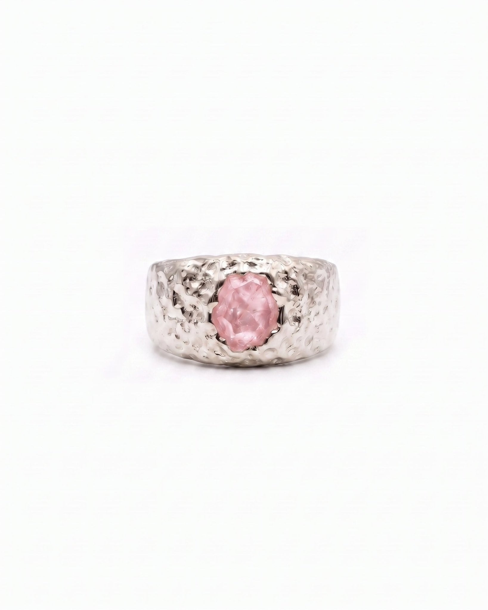 BEER RING SILVER IN ROSE - scandivv