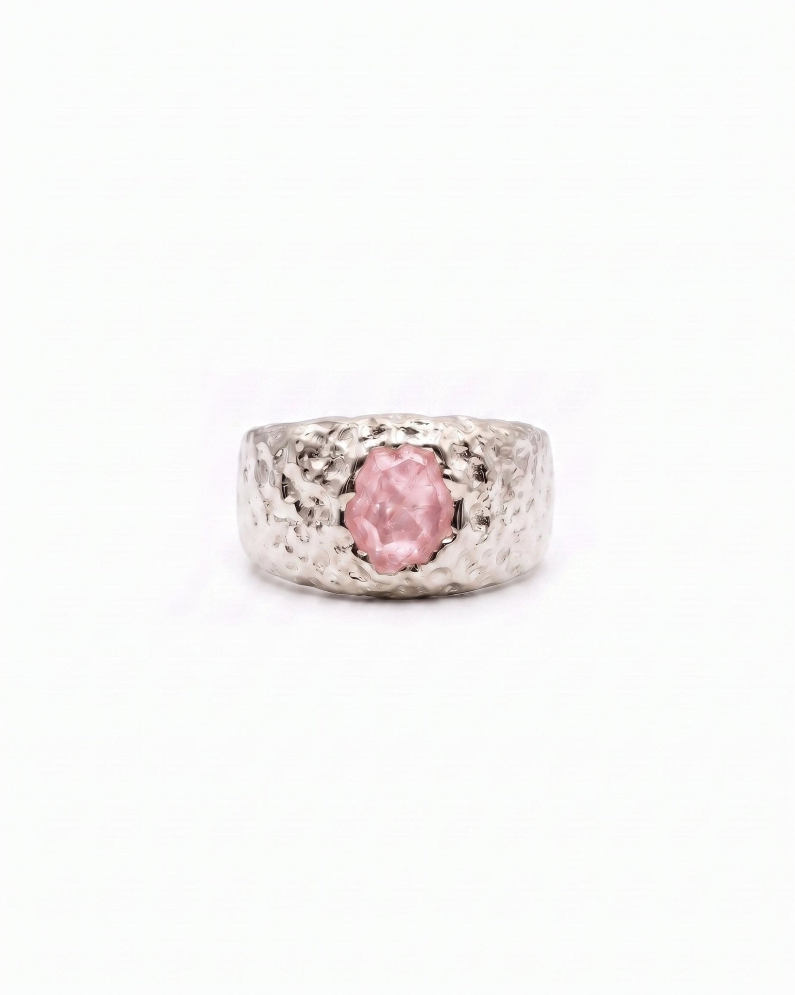 BEER RING SILVER IN ROSE - scandivv