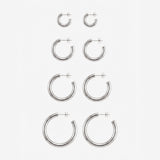 BIBI EARRINGS SILVER - scandivv