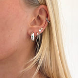 LUNA EARRINGS SILVER - scandivv