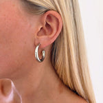 BIBI EARRINGS SILVER - scandivv