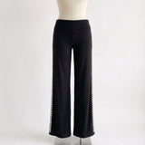 MAEVE SHELL BUTTONS PANTS IN BLACK - scandivv