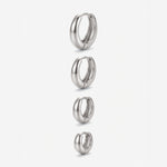EMMI EARRINGS SILVER - scandivv