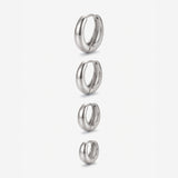 EMMI EARRINGS SILVER - scandivv