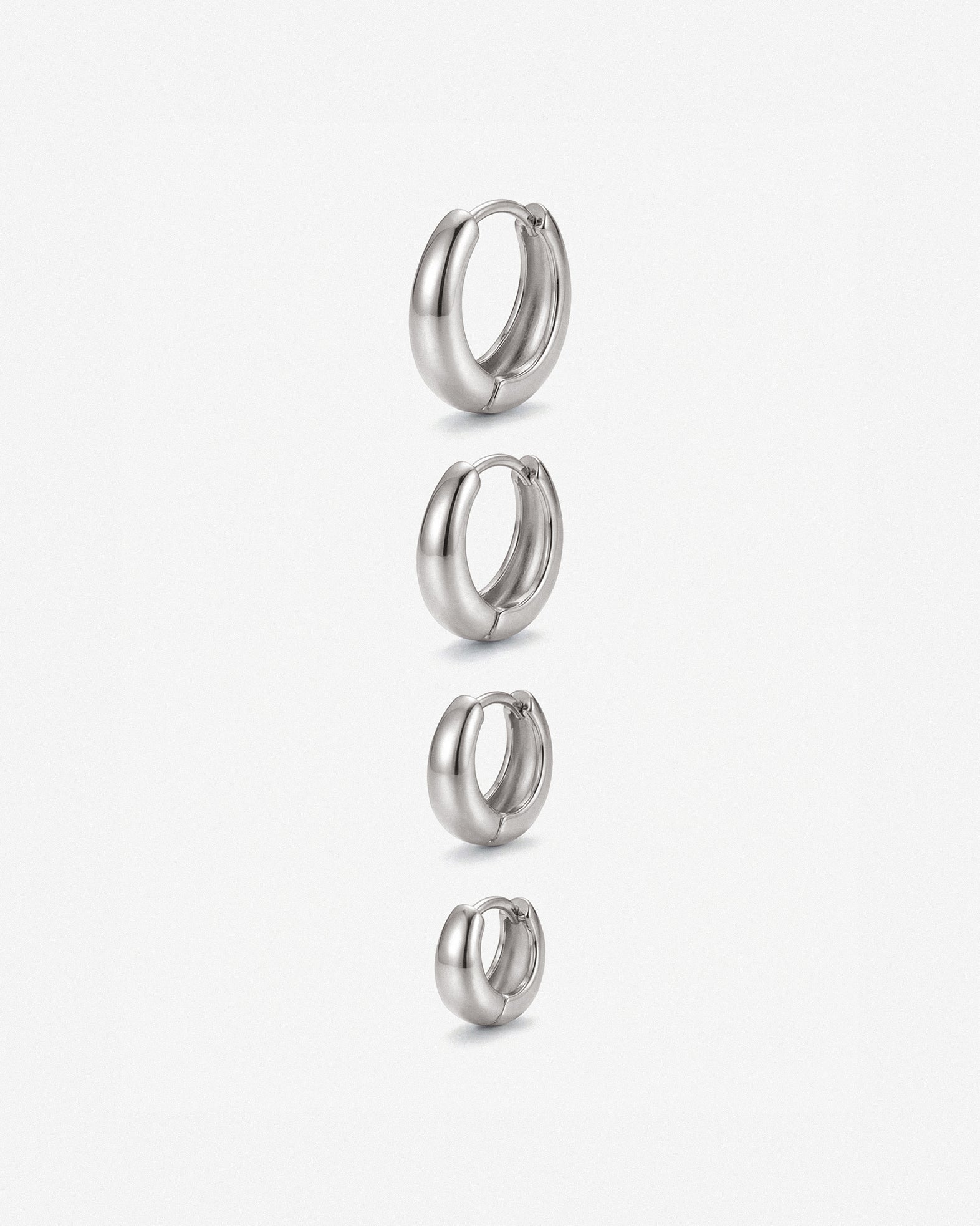 EMMI EARRINGS SILVER - scandivv