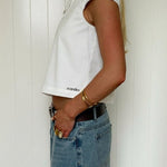 JASSIE BUTTON TOP IN WHITE - scandivv