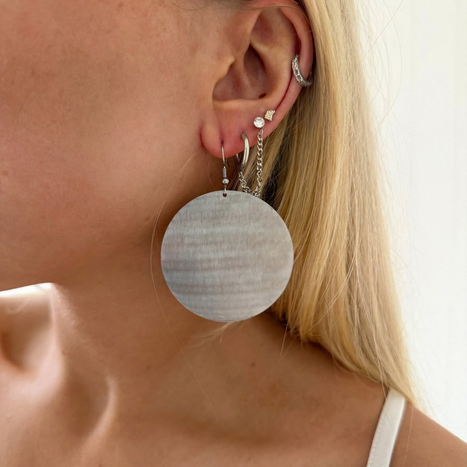 TATUM EARRINGS SILVER - scandivv