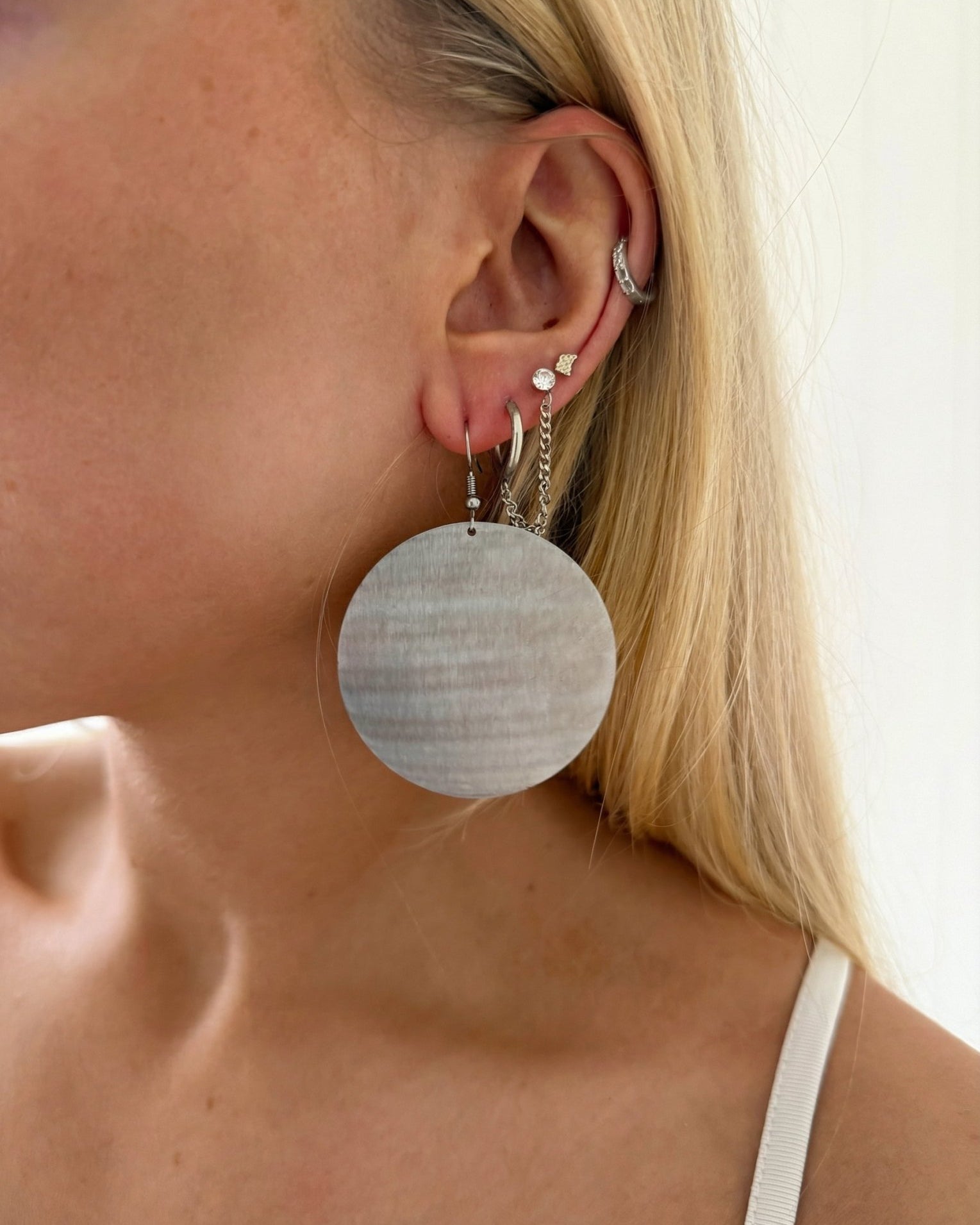 TATUM EARRINGS SILVER - scandivv