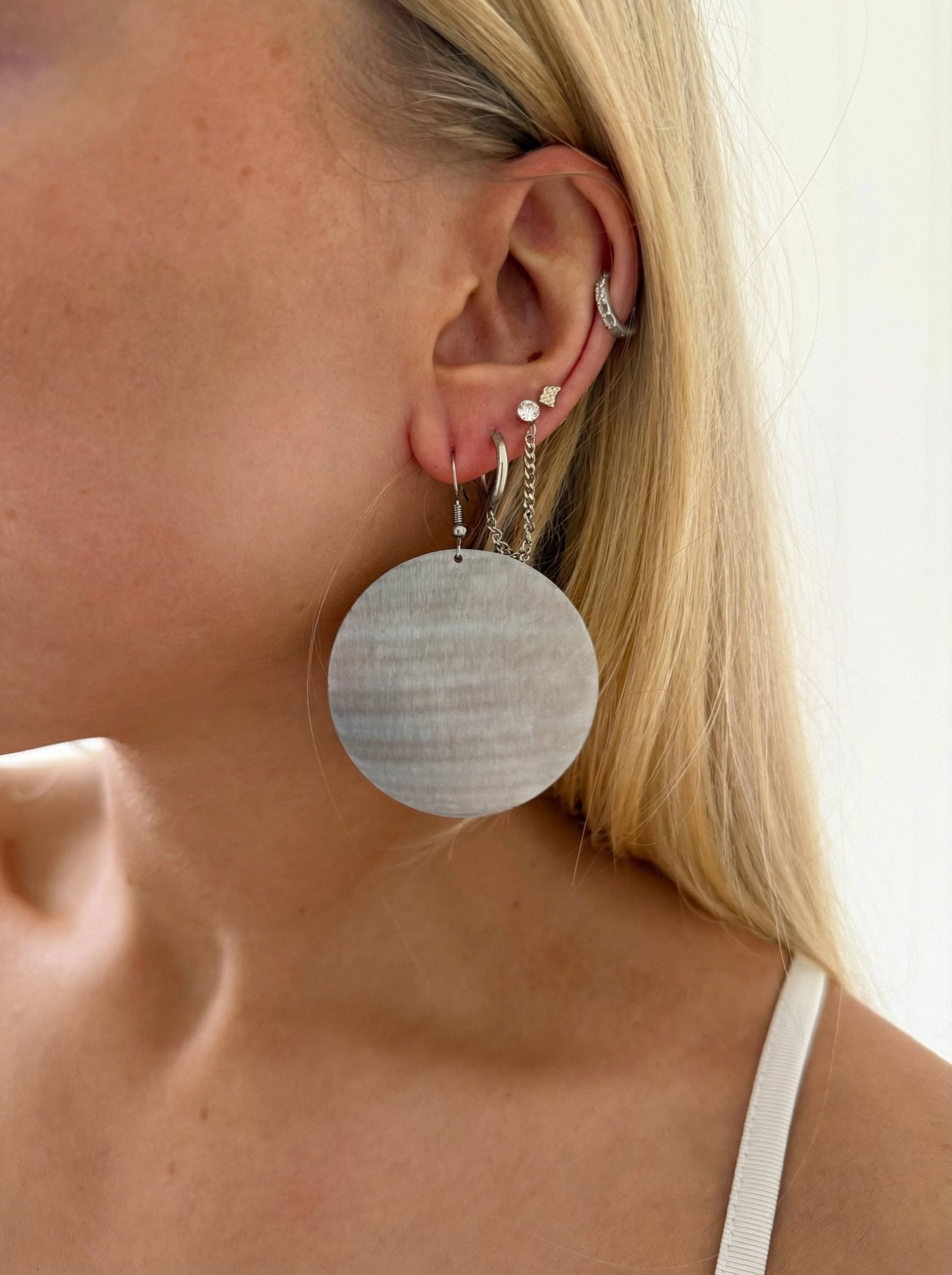 TATUM EARRINGS SILVER - scandivv