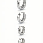 EMMI EARRINGS SILVER - scandivv