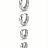 EMMI EARRINGS SILVER - scandivv