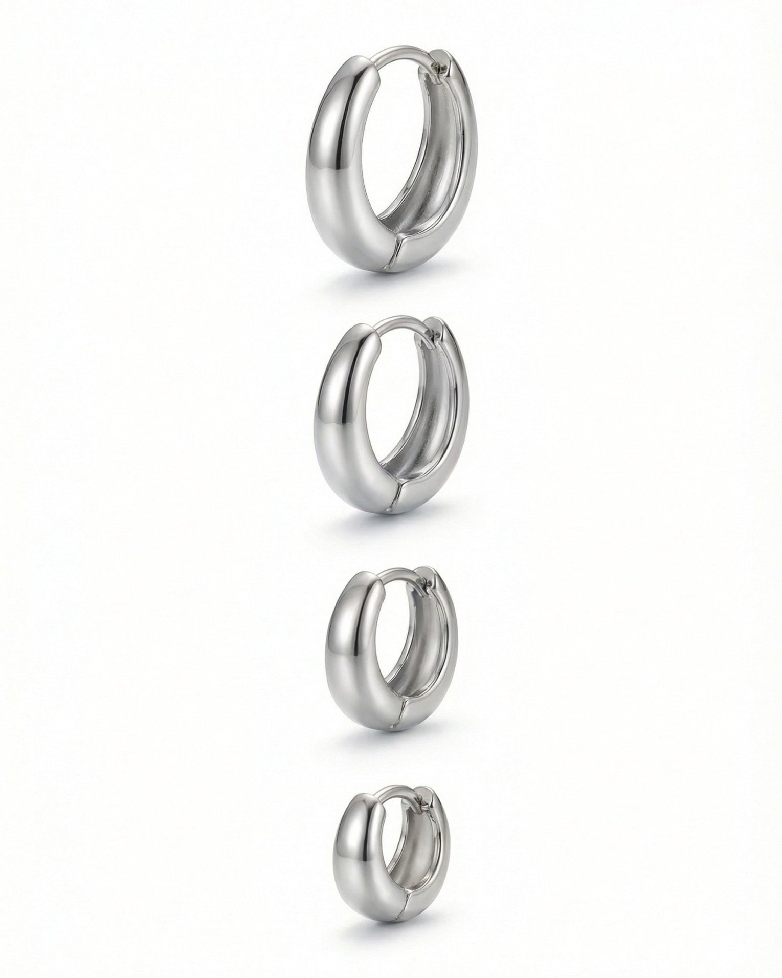EMMI EARRINGS SILVER - scandivv