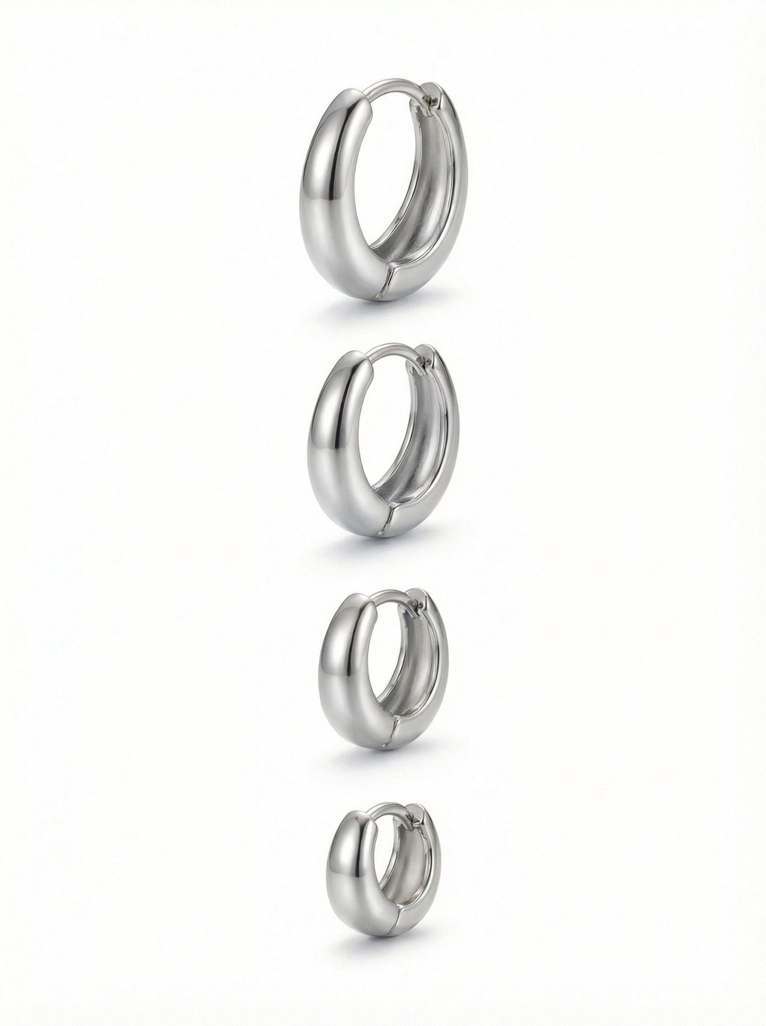 EMMI EARRINGS SILVER - scandivv