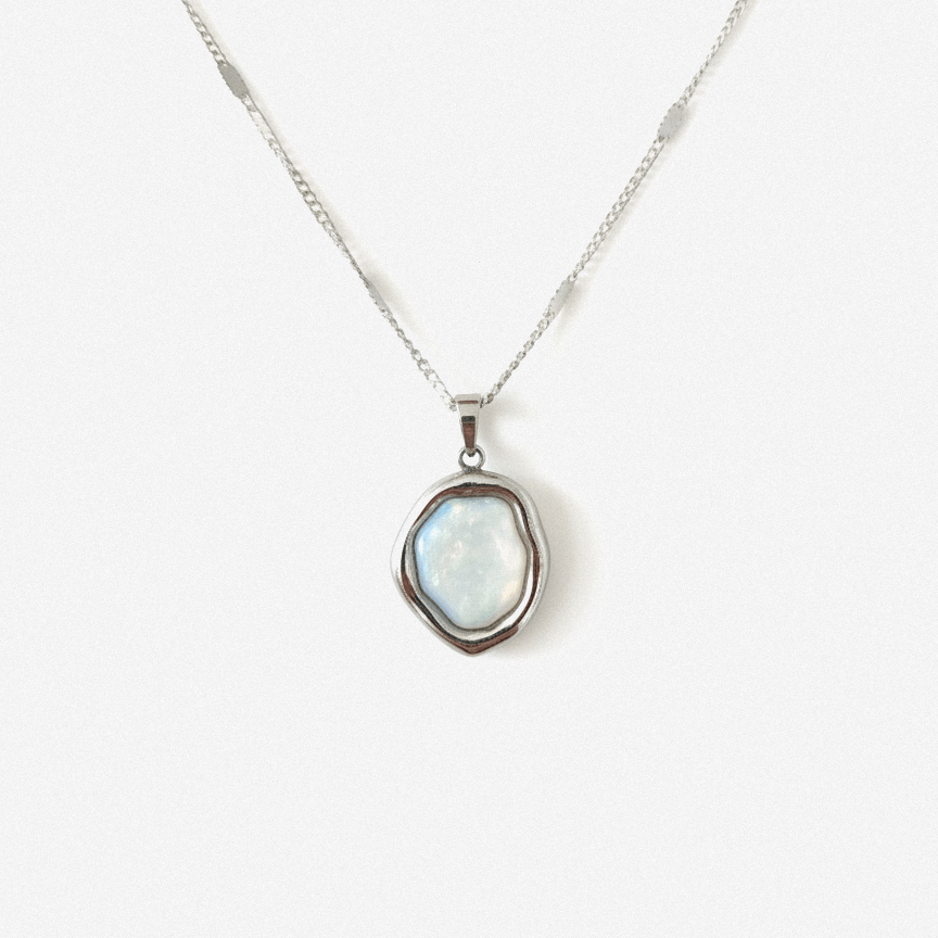 GRACE NECKLACE SILVER - scandivv