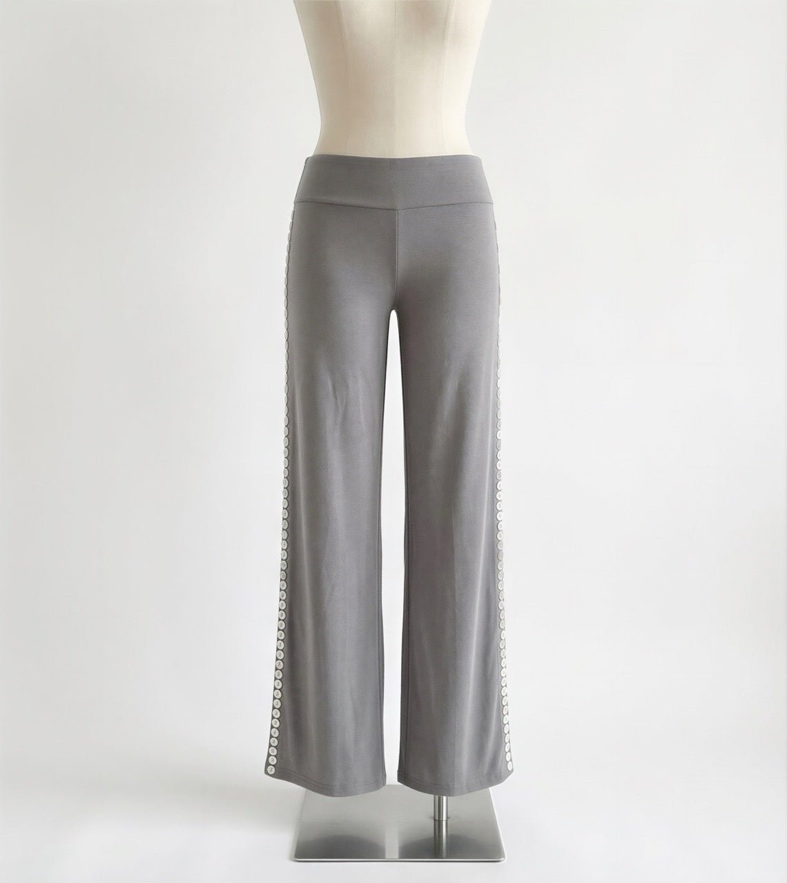 COMING SOON - MAEVE SHELL BUTTONS PANTS IN SMOKE - scandivv