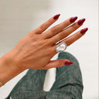 IDA PEARL RING SILVER - scandivv
