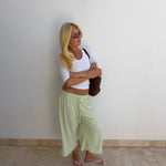 PREORDER - SUUS V-NECK 3/4 SLEEVE TOP IN WHITE - scandivv