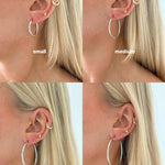 IMME EARRINGS SILVER - scandivv