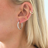 IMME EARRINGS SILVER - scandivv