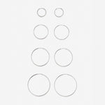 IMME EARRINGS SILVER - scandivv