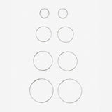 IMME EARRINGS SILVER - scandivv