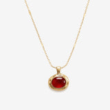 LENA NECKLACE IN RED - scandivv
