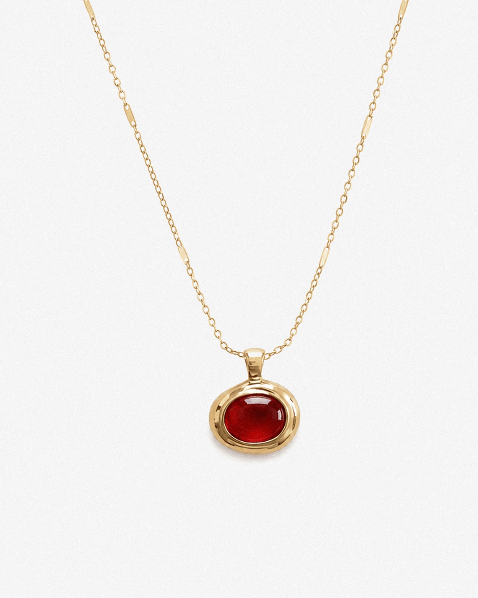LENA NECKLACE IN RED - scandivv
