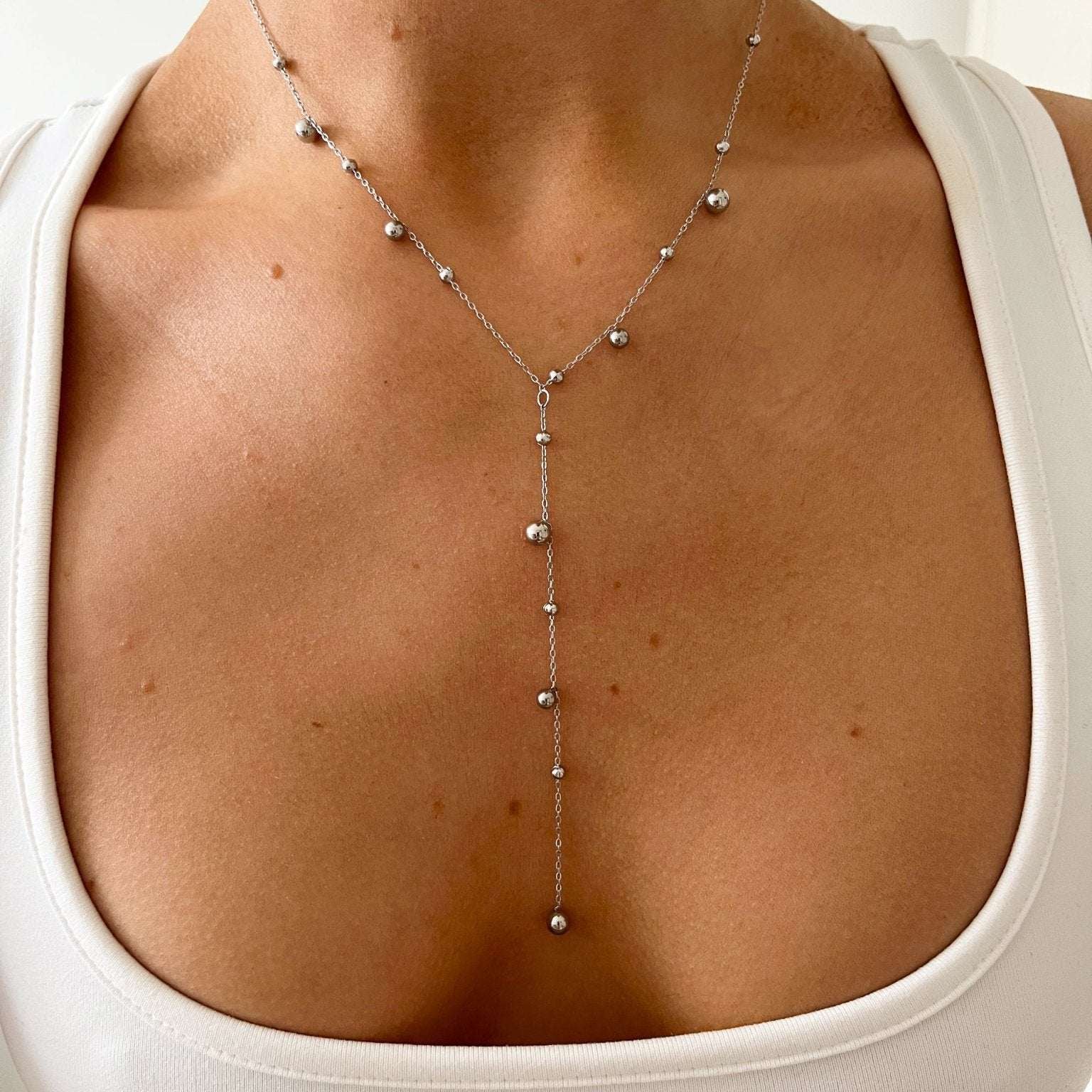 LILA NECKLACE SILVER - scandivv