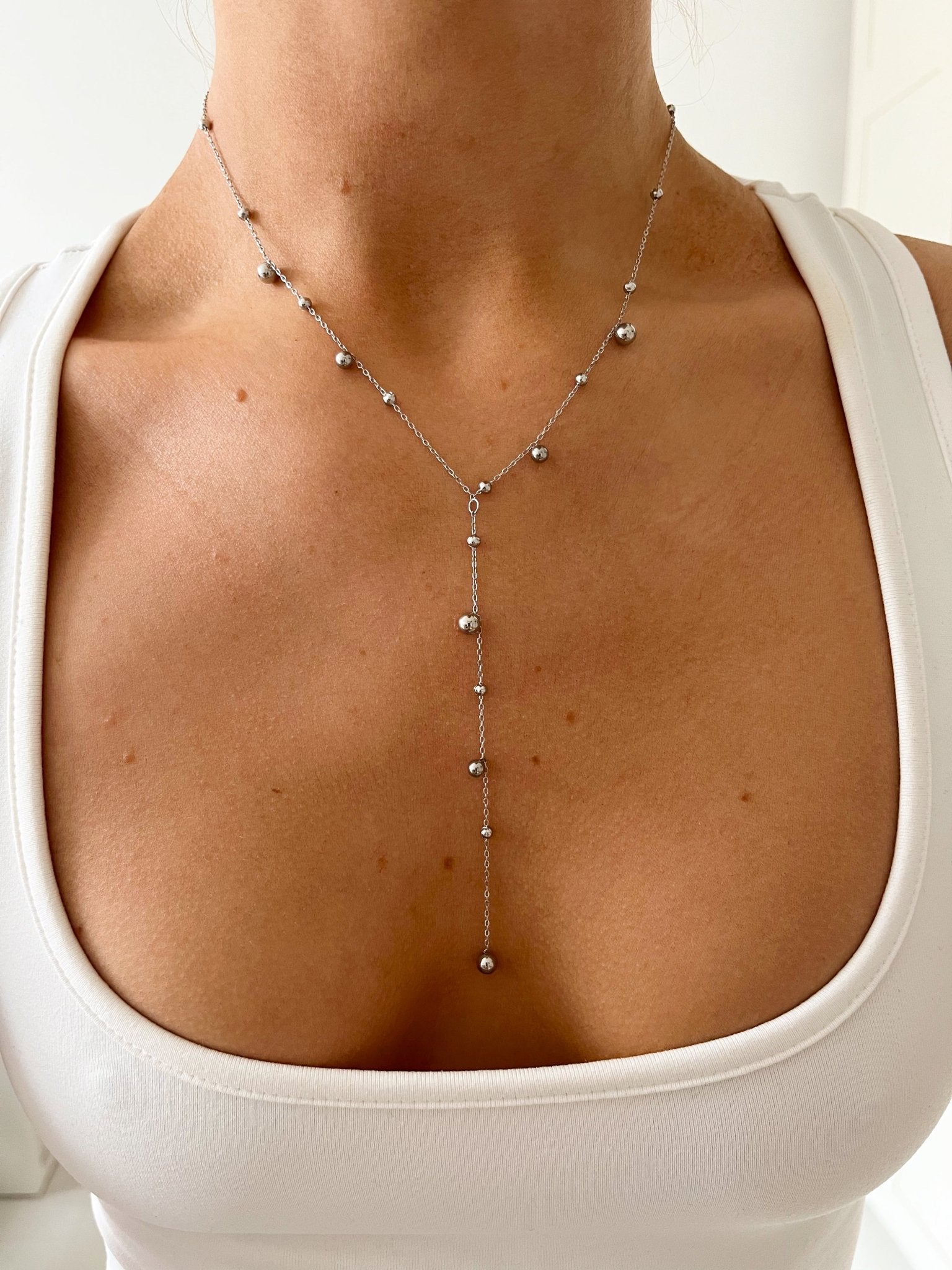 LILA NECKLACE SILVER - scandivv